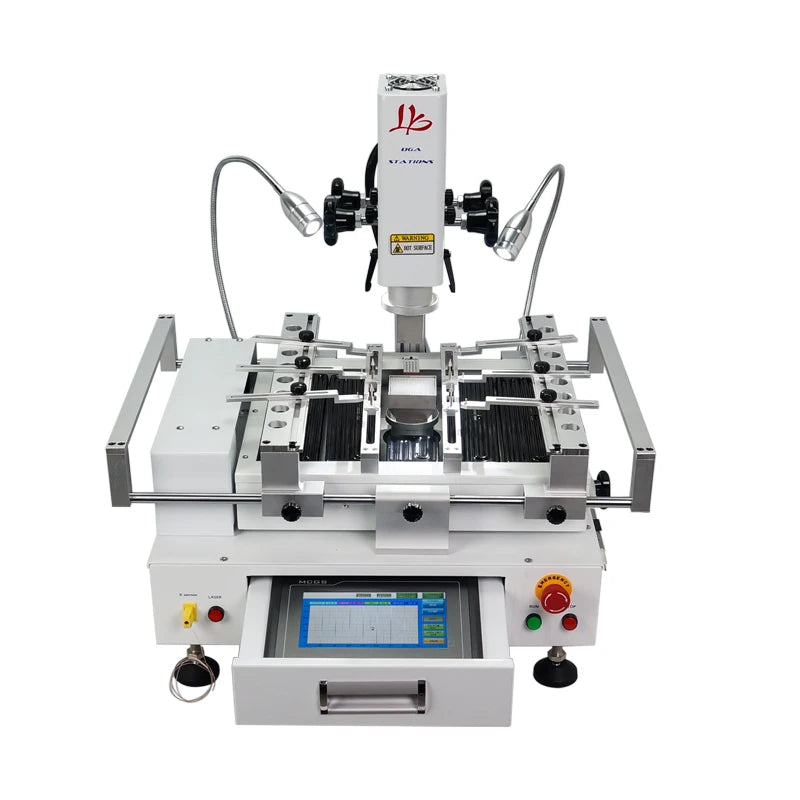 Hot Air Solder Station 3 Zones Soldering Machine Honton R490 BGA Rework Station R690 V.3 Touch Screen for Mainboard Chips Repair