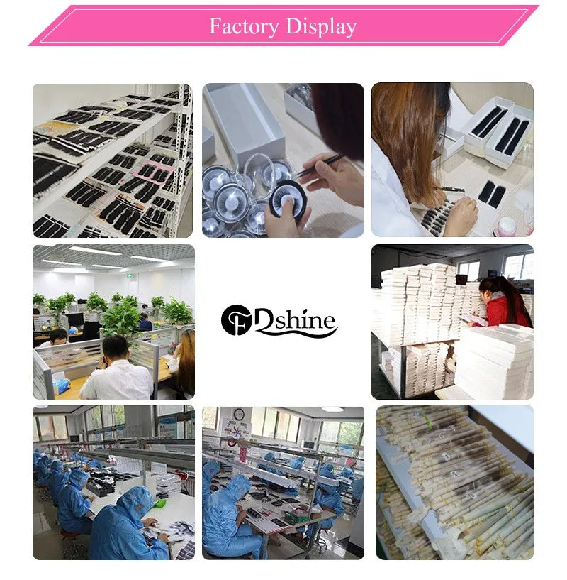 FDshine 2024 New Custom Packaging 16 Pairs Mink Eye Lashes With Lashes Book 20mm 22mm