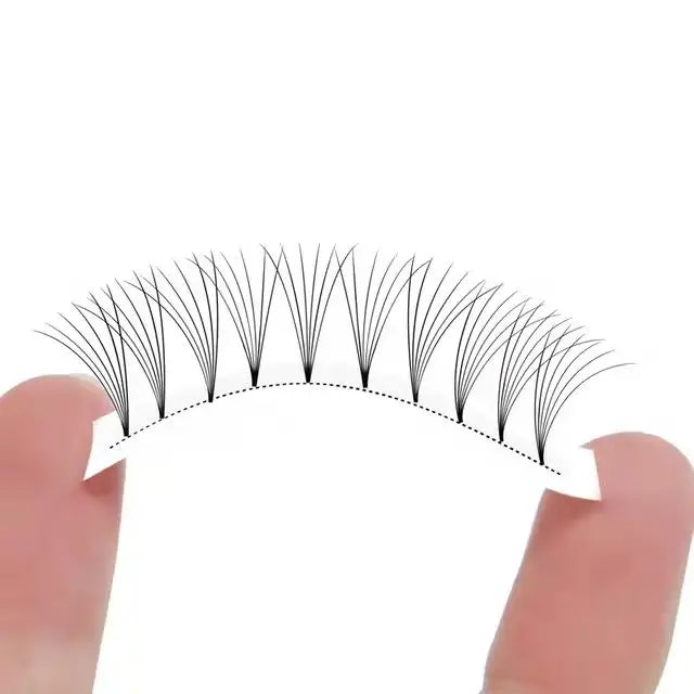3d-20d C CC D Curl Premade Volume Fans Promade  Russian Lashes Pre Made Fan Eye Lashes Cluster Las Extension Fan Eyelashes
