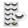 New Full 5 Pairs One Box 3D Mink Hair False Eyelashes Natural Thick Long Eye Lashes Wispy Makeup Beauty Extension Tools H13