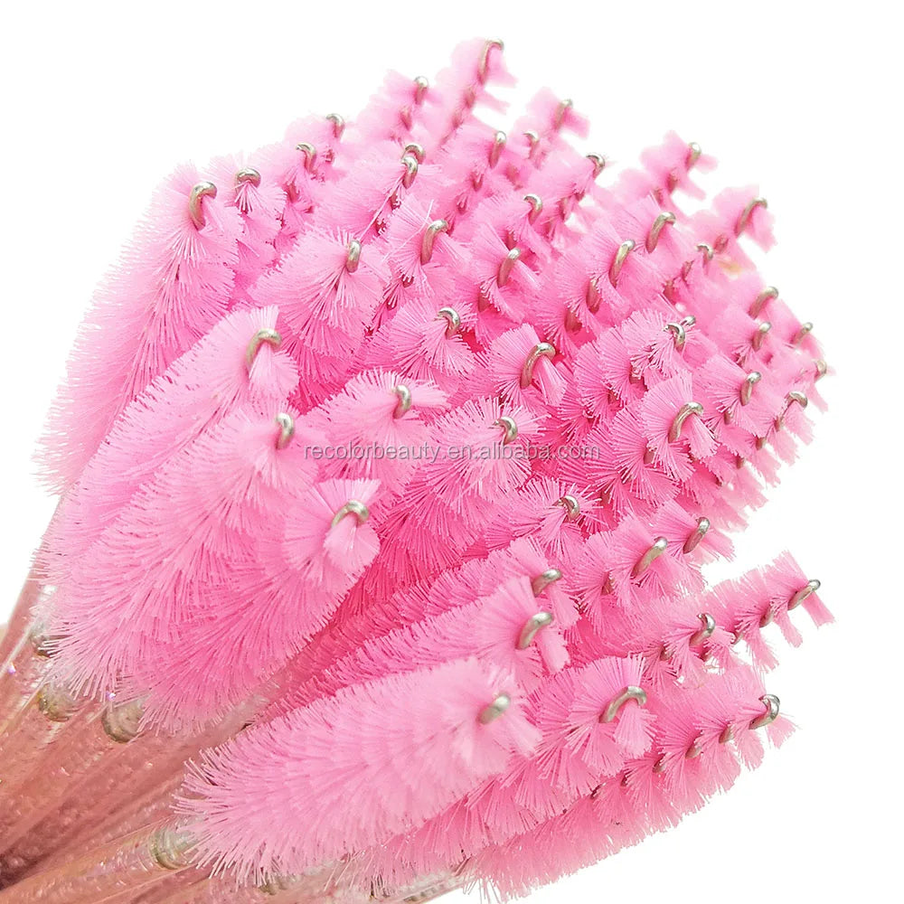 Diamond Crystal Eyelash Brushes for Eyelash Extension Tools Eyebrow Brush Mascara Wands Applicator Spoilers Eye Lashes Cosmetic