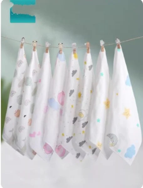 Quick-dry Baby Boys and Girls Lovey  Baby Saliva Towel Drool Bibs for New Born,Infant,Toddles