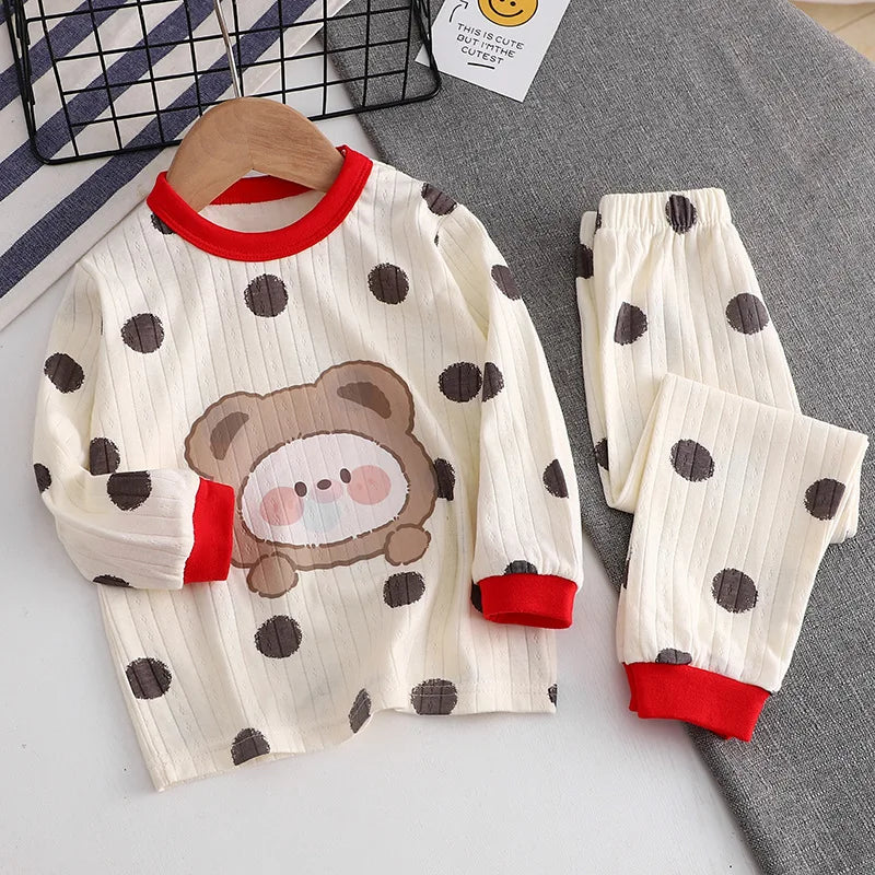 2023 Autumn Cotton Children's Pajamas New Born Onesie Bodysuit for Baby Gift Set Romper Clothes Sets
