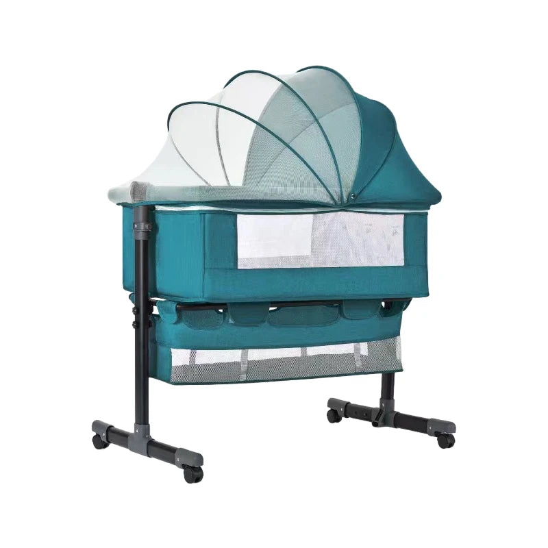 Factory Outlet Classic Folding  Movable Baby Cot Playpen Babies Bed Playard Baby Crib and Beds for New Born