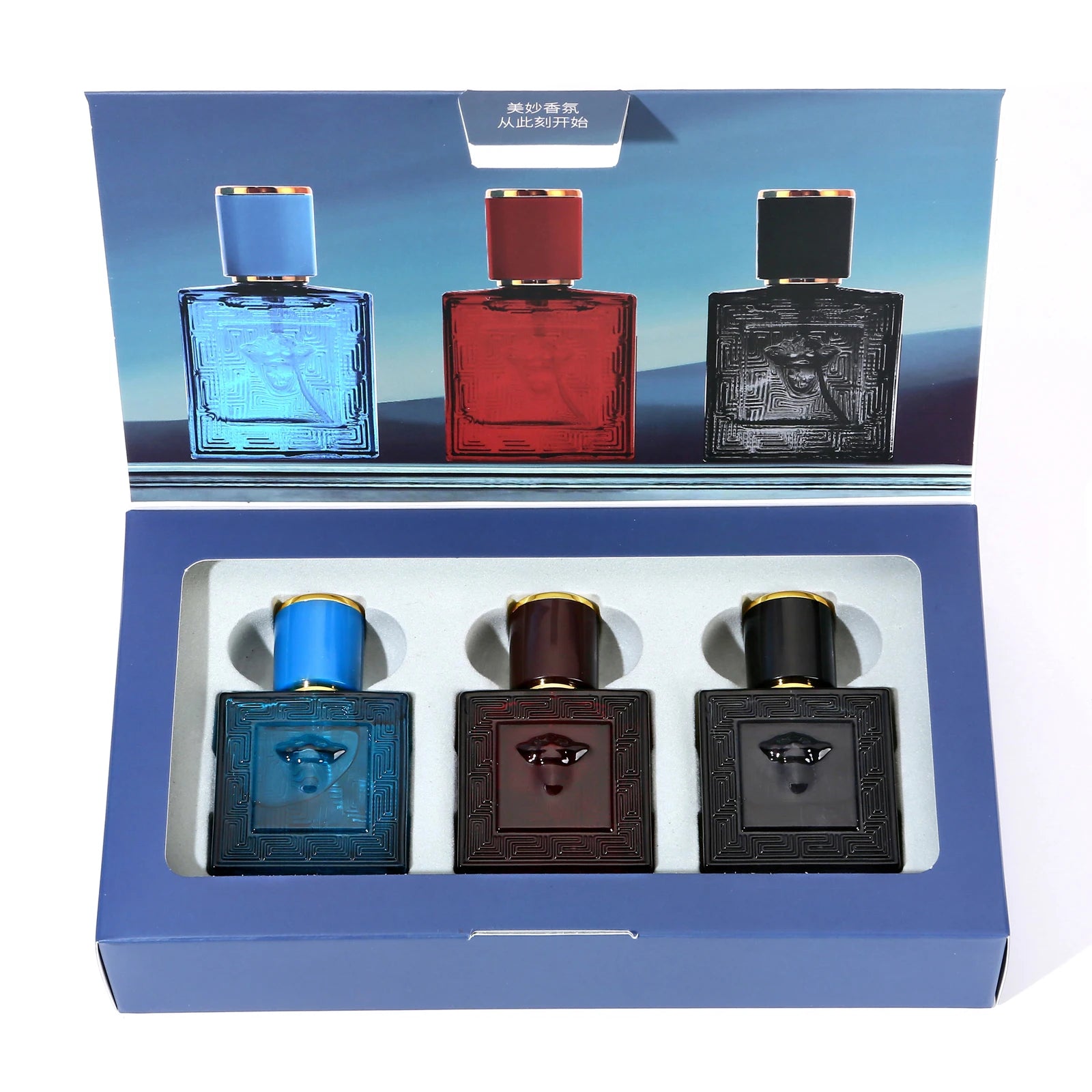 2026new 30ML*3 Perfume Luxury Gift Set Woman Fresh Cologne Woody Eau De Toilette Parfume Floral Scent Lasting Pheromone