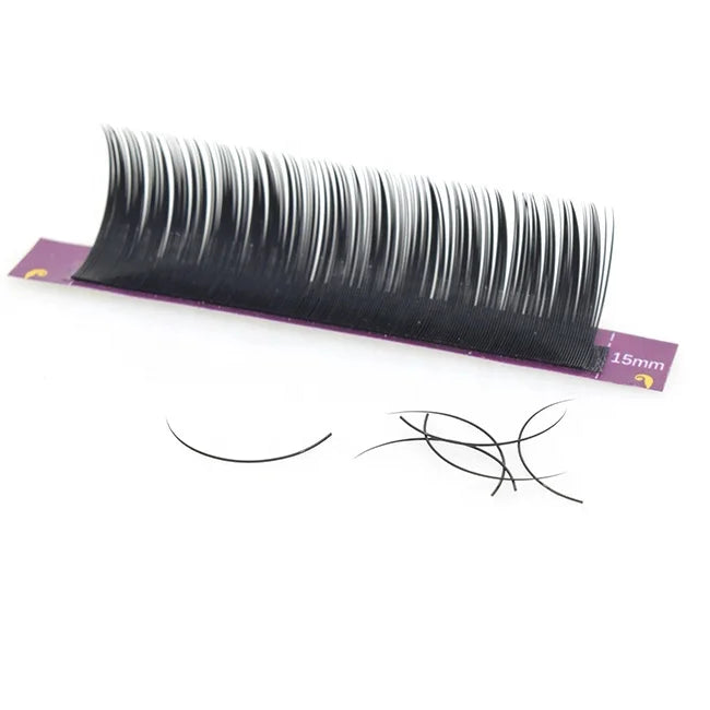 Individual Lashes 0.12 0.15 0.18 0.20mm Classic Cashmere Dark Black Lash Trays Soft Eye Lashes Extension