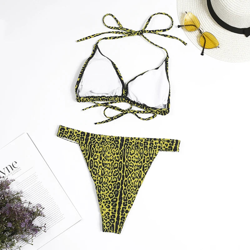 2024 Neon Yellow Crop Top Swimwear Women Summer Sexy Beachwear Mesh Long Sleeve Cover Ups Top Three Piece Swimsuit Bikini Set