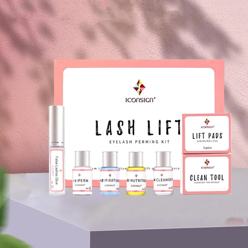 Fast Shipping Iconsign Lashes Kit Eye Lashes Perm Lift Kit Lash Lift Serum Eyelash Perming Kit Manufacturers Easy Perm Lotion