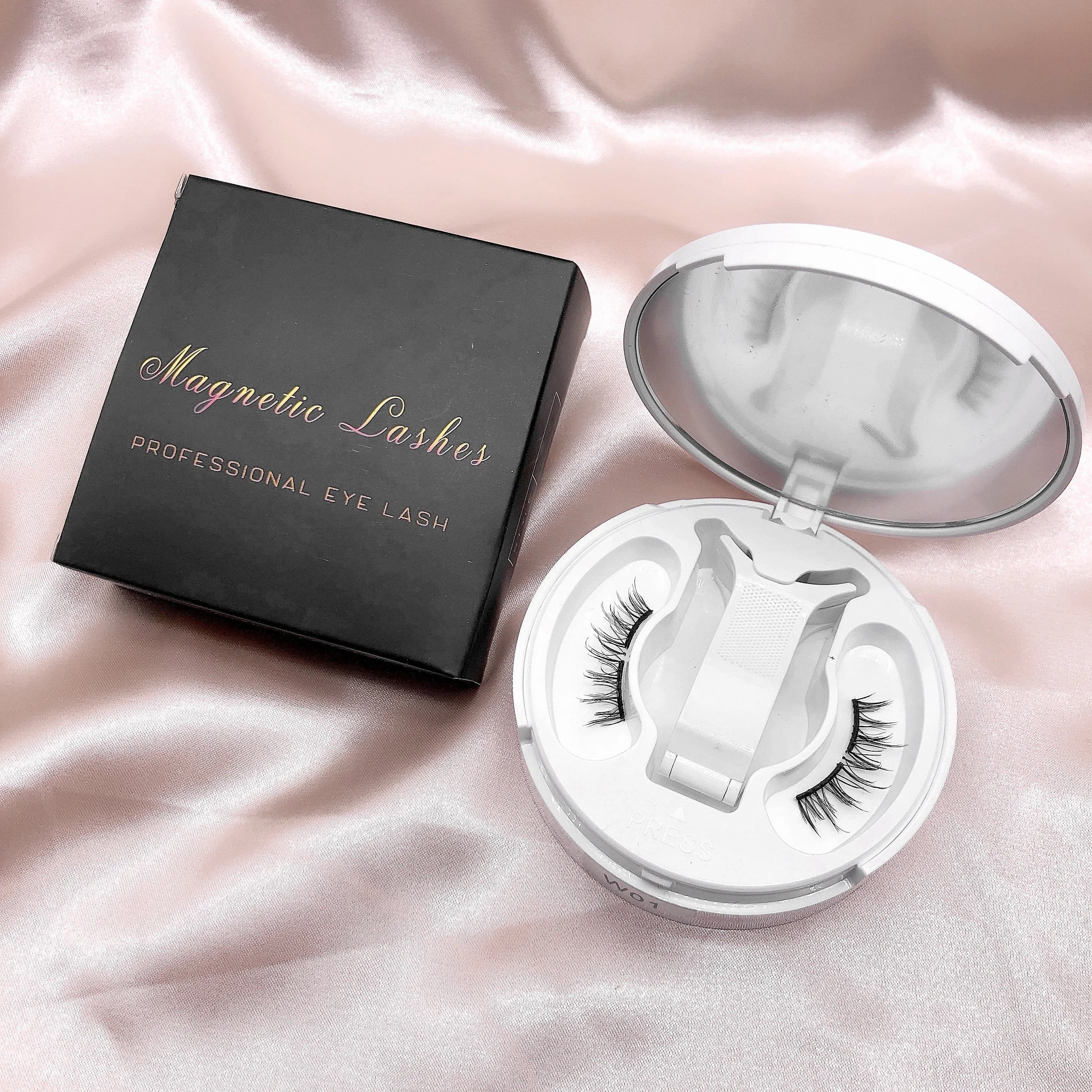 Long Soft Magnet Eyelash Strips Natural Faux Mink Eye Lashes Full Strip Cat Eyelashes Magnetic Lashes in Box Model Number