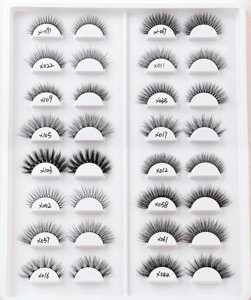 Premium 3D Silk Human Hair Full Strip Eyelashes Natural Volume Synthetic False Eye Lashes Wholesale From Premium Manufacturer