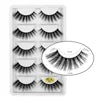 New Full 5 Pairs One Box 3D Mink Hair False Eyelashes Natural Thick Long Eye Lashes Wispy Makeup Beauty Extension Tools H13