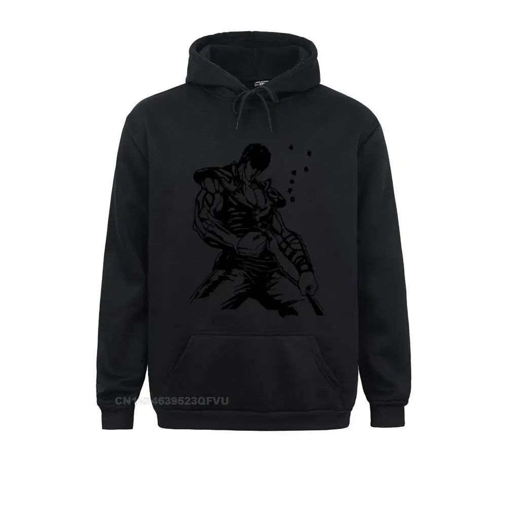 Kenshiro Hokuto No Ken Pullover Hoodie Men Fist Of The North Star Fashion Cotton Tees Hoodies Camisas Hombre
