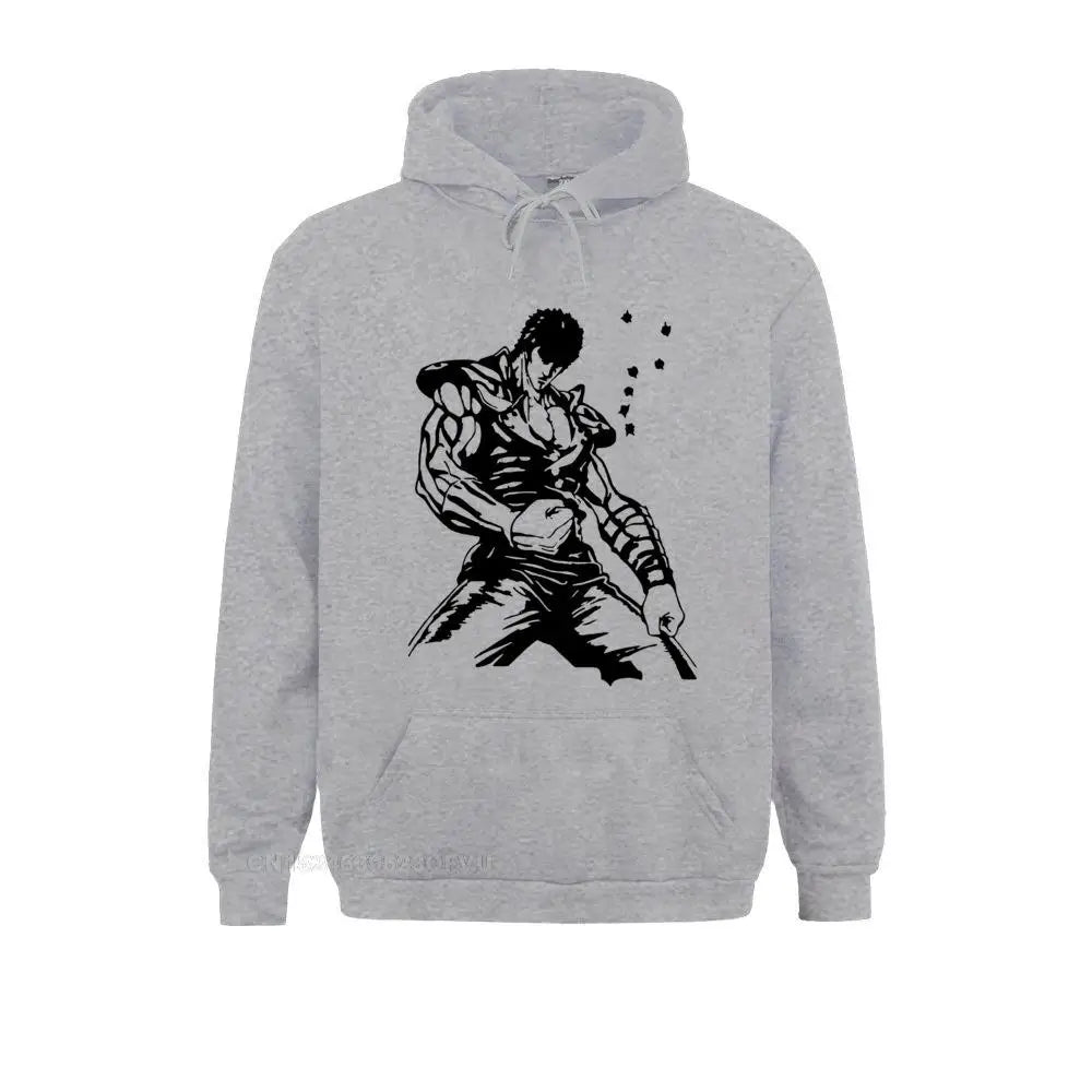 Kenshiro Hokuto No Ken Pullover Hoodie Men Fist Of The North Star Fashion Cotton Tees Hoodies Camisas Hombre