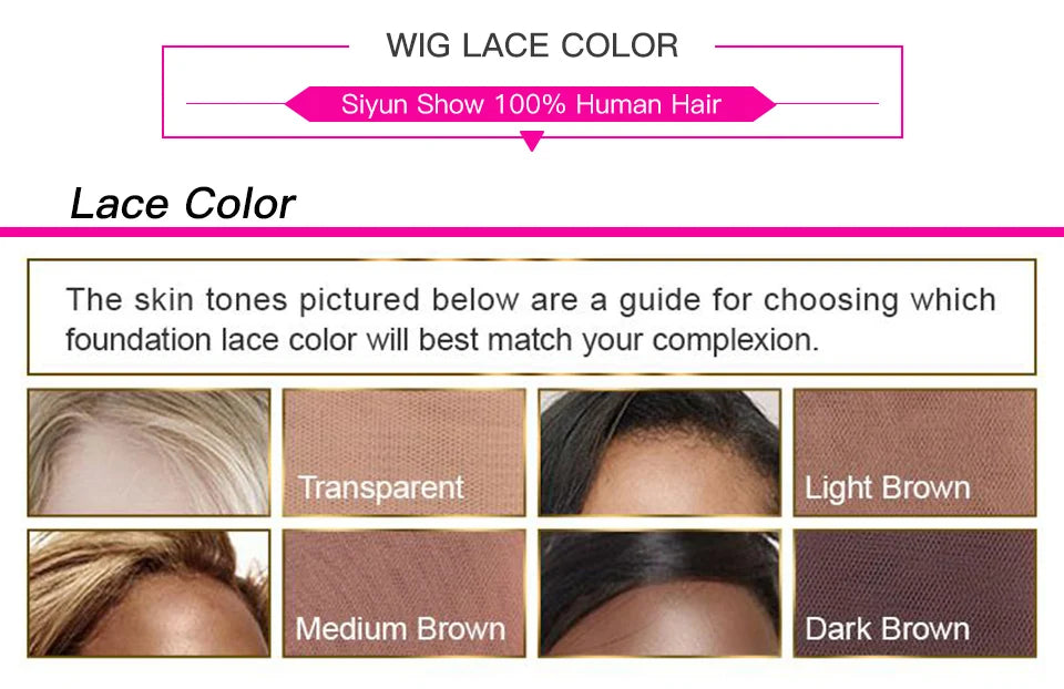 Siyun Show Loose Deep Wave Wig 30 Inch 13X6 HD Transparent Lace Frontal Wig 250 Density Lace Front Human Hair Wigs For Women