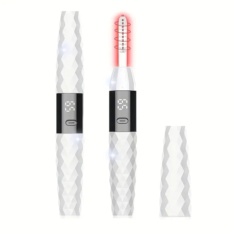 Customize Packaging MOQ 100pcs Little Portable Plastic Electric Heated Eye Lashes Curler for Eyelash Lifting