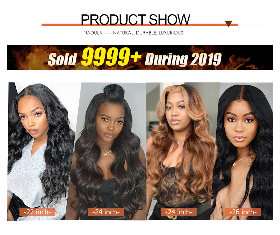 Nadula Hair Lace Front Wigs 13x4 Brazilian Body Wave Wig Human Hair Wigs 13x6 360 Full Lace Wig For Women Swiss Lace Body Wave