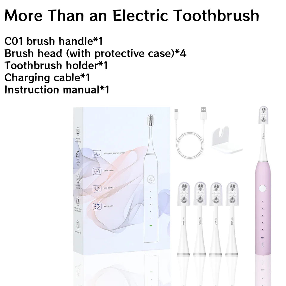 Fashion 2025 Best Seller Portable Oral Care Versatility Colorful Polishing Tooth Brush Electronic Toothbrush for Travel