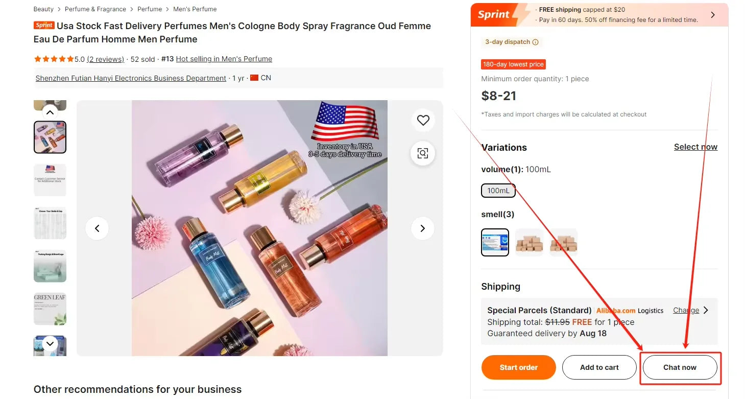 USA and EU Stock 3-5 Days Delivery Top Perfume Men's Cologne Perfume Natural Long-lasting Body Perfume Men's Cologne