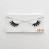 Professional Custom 5-Pair Half  Lash Books for Cat Eye Lashes High Quality Silk Corner Lashes Handmade Custom Logo