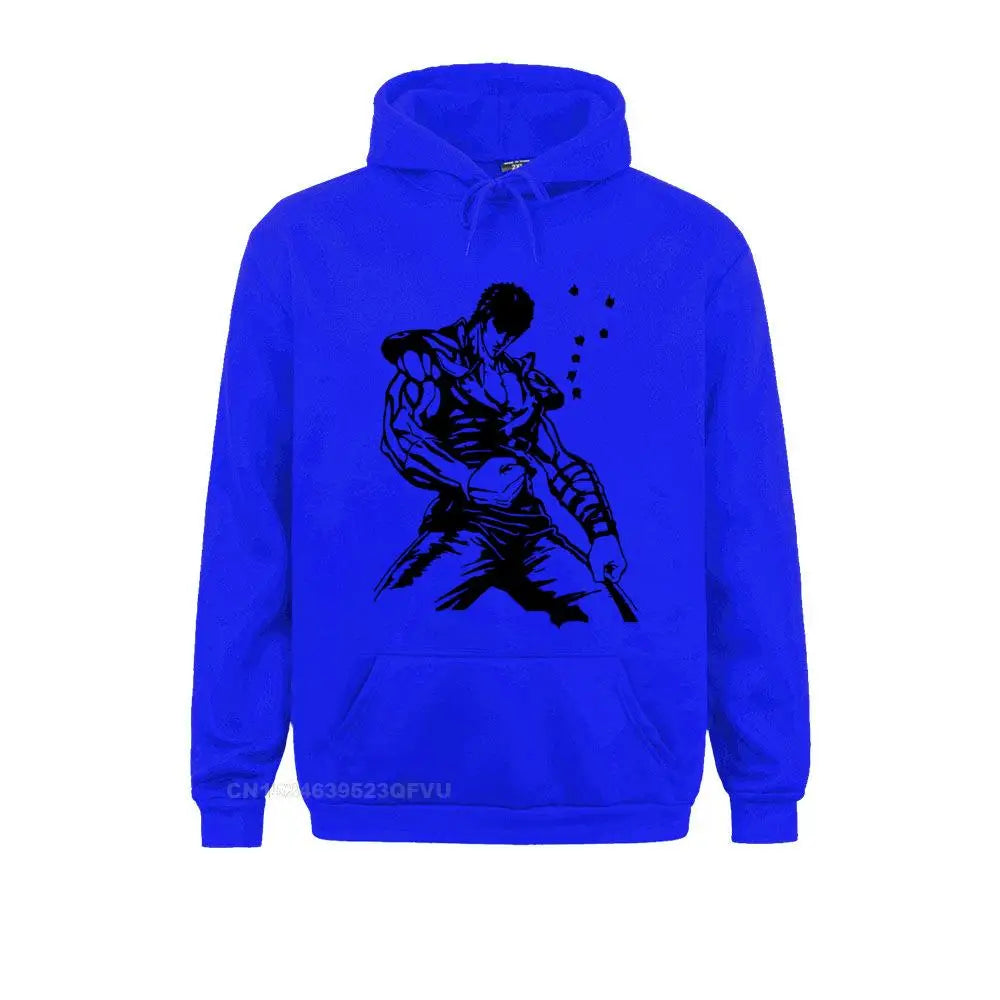 Kenshiro Hokuto No Ken Pullover Hoodie Men Fist Of The North Star Fashion Cotton Tees Hoodies Camisas Hombre