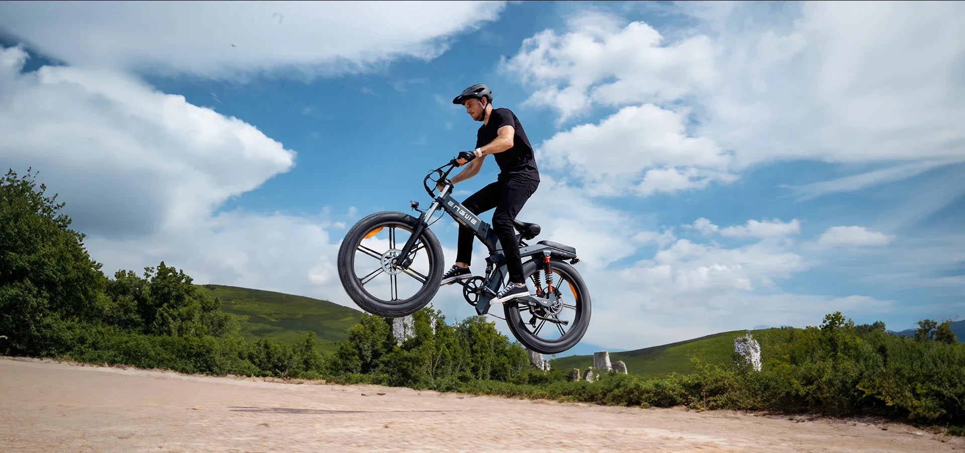 Electric Bicycle 1200W motor 48V 29AH Folding Mountain E-bike Engwe X26 X24 X20 26Inch Fat Tire Urban Commuting Electric Bike
