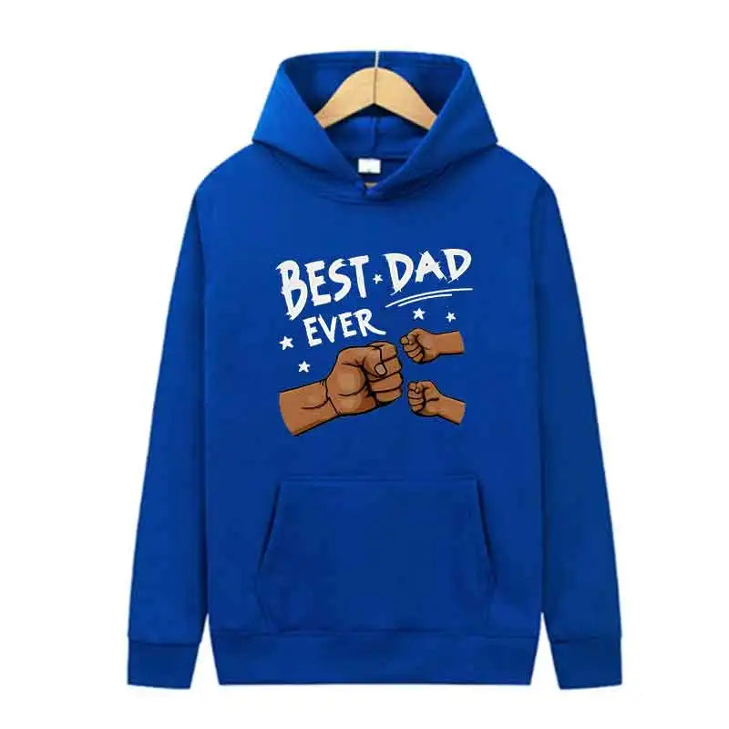 Autumn Black Men Trend Hoodies Women Casual Streetwear Best Dad Print Sweatshirts Long Sleeve Harajuku Y2K Tops Spring White