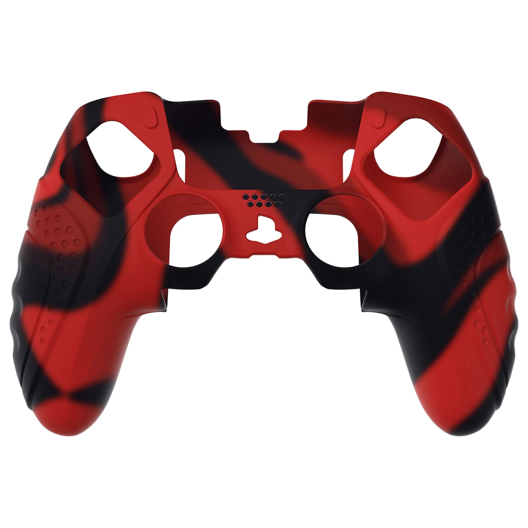 PlayVital Anti-Slip Silicone Cover Case for ps5 Edge Controller, Rubber Protector with Thumb Grip Caps - Guardian Edition Series