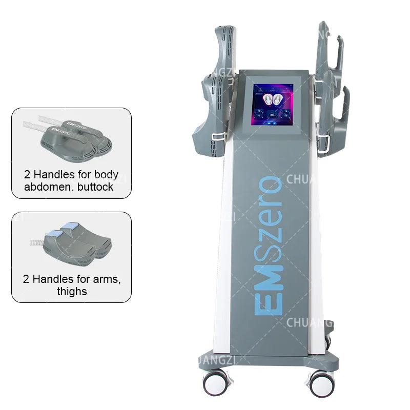 EMSzero Neo 15Tesla 6500W EMS Body RF Sculpt Machine Body Slimming Fat Burn Muscle Training Home Salon Use