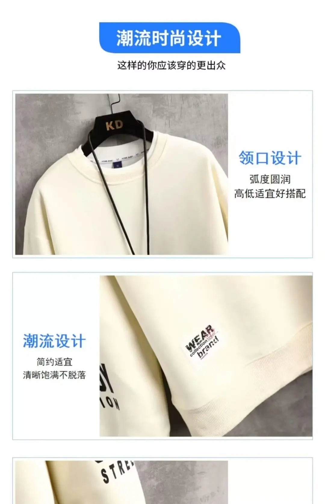 Autumn Men's Motorcycle Graphics Sweatshirt Hoodies Retro Printed Long Sleeve T-shirt Men's Clothing Black O Neck Harajuku Top