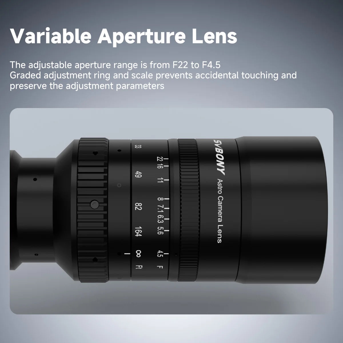 Svbony SV555 New Upgrade Astrophotography Telescope APO 243mm f/4.5 Telephoto Camera Lens for Full Frame Sky Imaging
