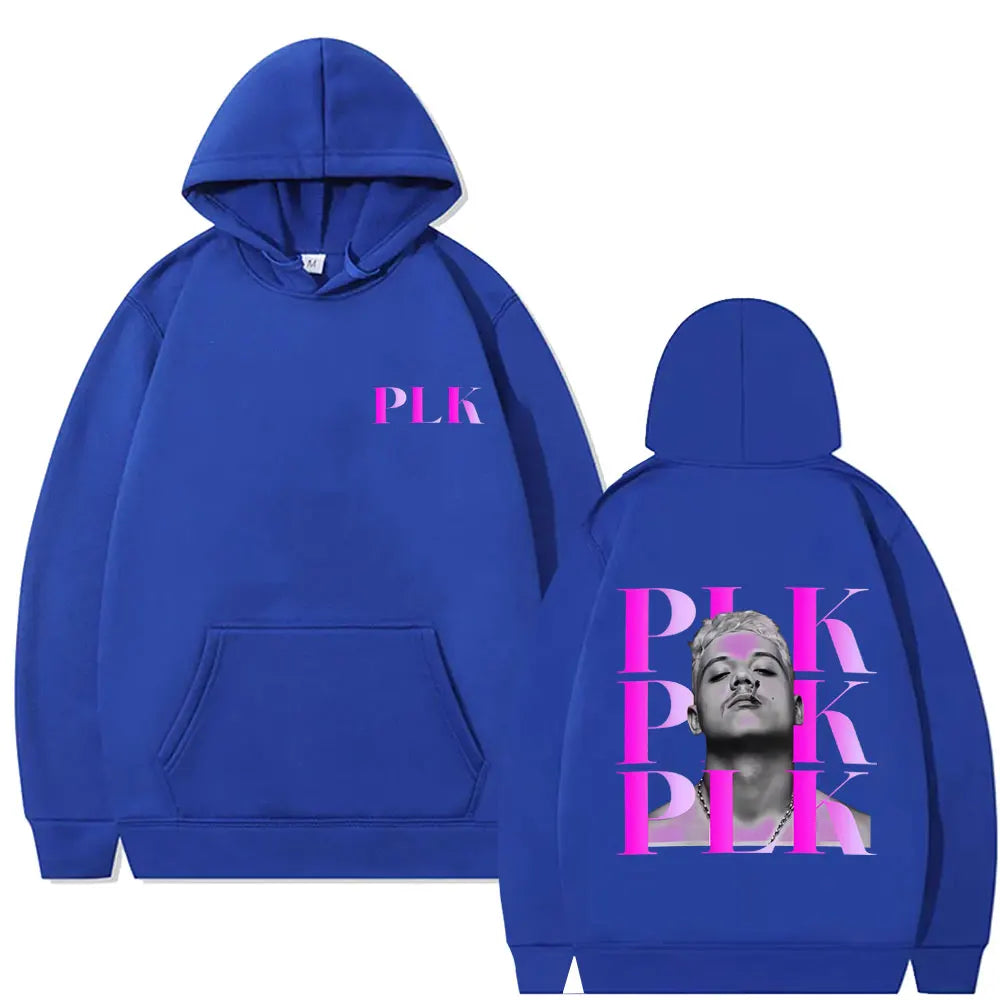 Rapper Plk Face Graphic Hoodie Men Women Fashion Pop Music Tracksuit Man Casual Pullover Hoodies Male Vintage Hip Hop Sweatshirt