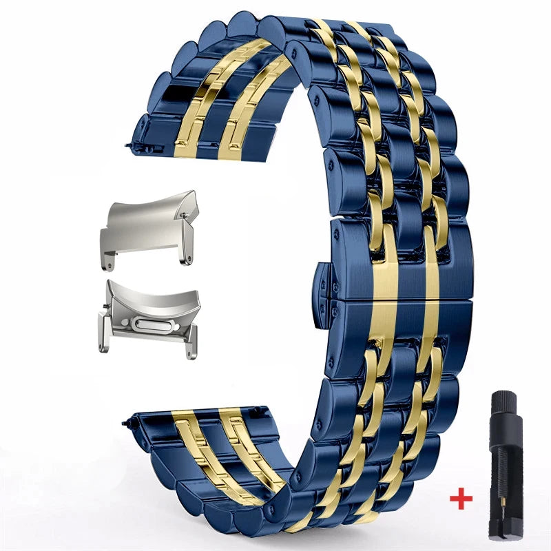No Gaps Stainless Steel Strap For Samsung Galaxy Watch 6 5 4 44mm 40mm 5Pro 45mm Band Watch 6 4 Classic 43 47mm 42/46mm Bracelet