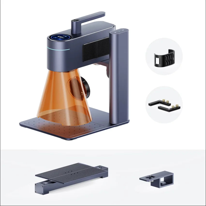 Laserpecker Laser Engraving Machine CNC 8K 10W Bluetooth 5.0 MINI Portable Laser Engraver For Metal Cutting WoodWorking LP4