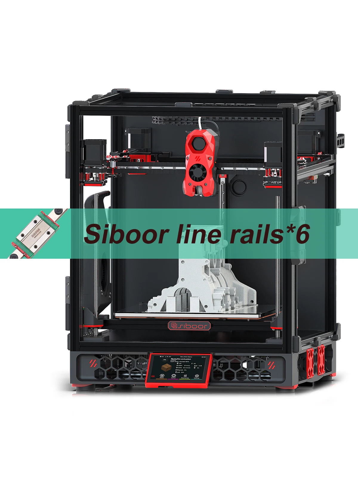 Upgraded SIBOOR Voron Trident [JUNE] CNC Metal Structure 4AWD CoreXY 3D Printer DIY Desktop Automatic Leveling High Speed Kit