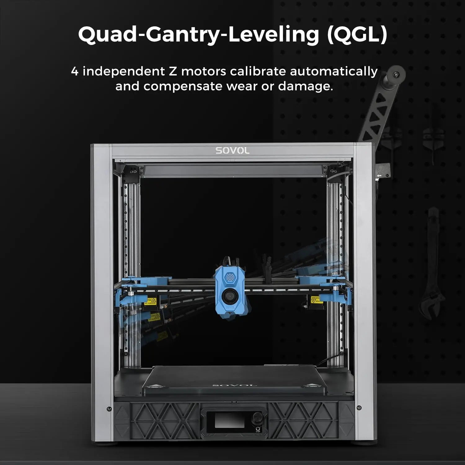 Sovol SV08/SV08 MAX Core-XY 3D Printer with Camera Voron 2.4 Open Source, 700 mm/s High Speed Printing 4 Independent Z Motor