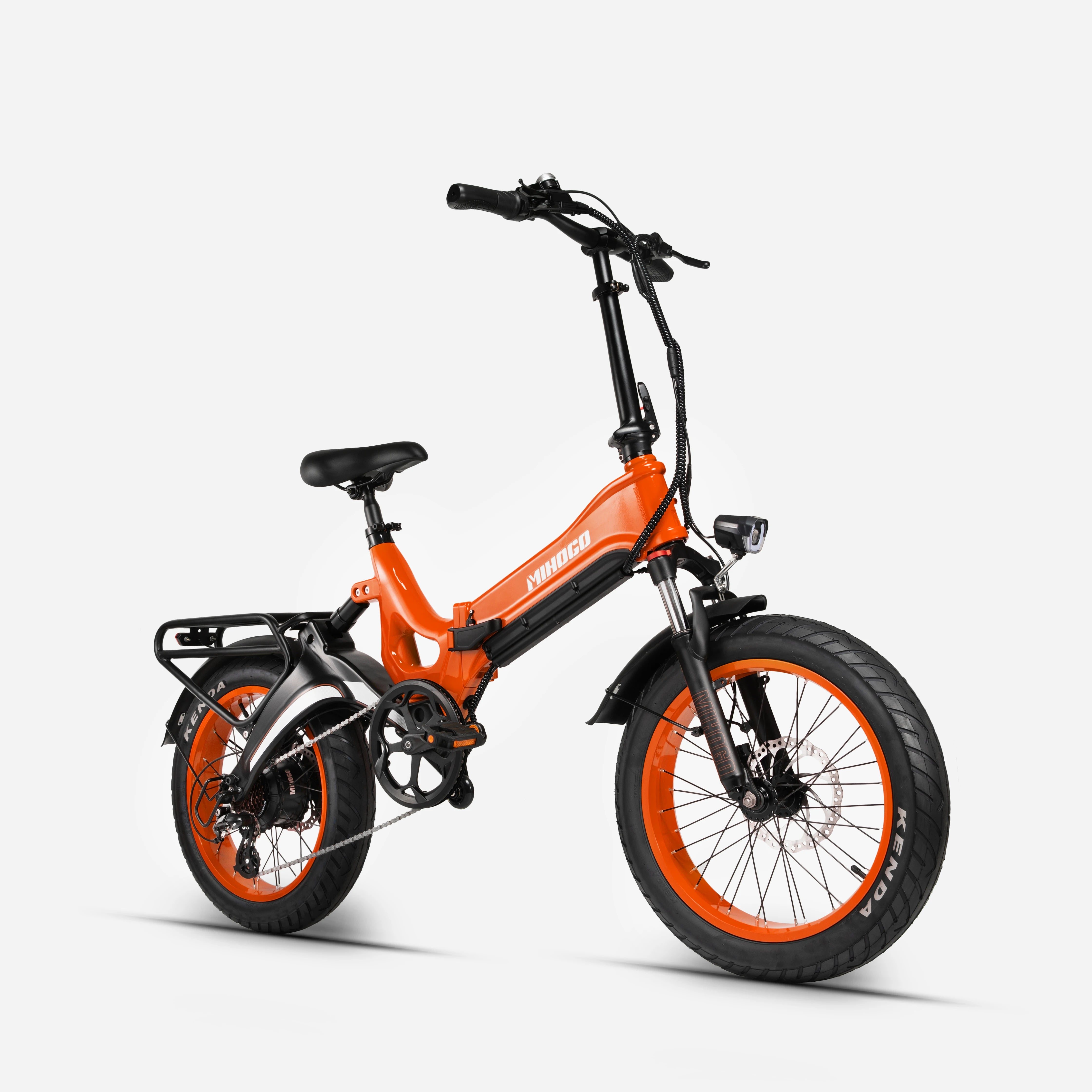 MIHOGO NX max Adult Electric Bicycle, 750W city ebike, 48V 12.8AH E-bike, 20-Fat Tire Foldable Electric Bike
