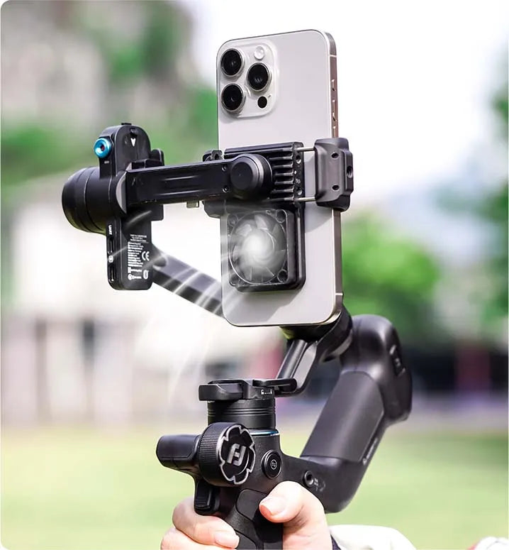 FeiyuTech SCORP Mini-3 Kit All-in-One Gimbal with Built-in AI Smart Tracking 2.0kg load, for Mirrorless Action Camera Smartphone