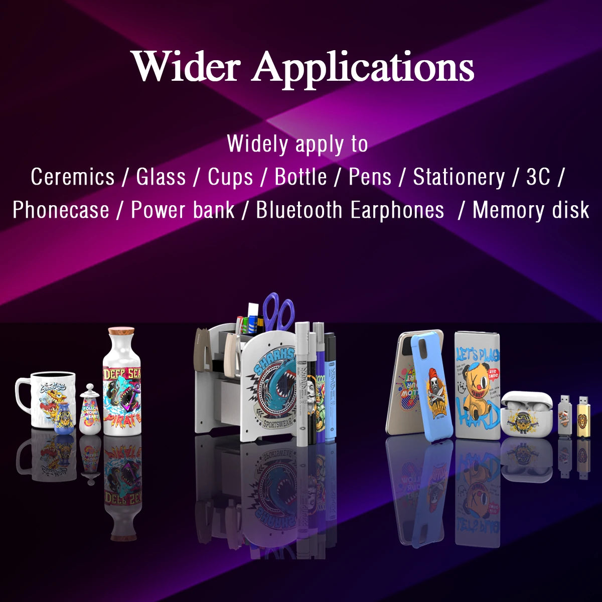 A3 UV Printer Impresora L805 UV Printer Machine UV Flatbed Printer For Bottle Wood Metal A4 UV DTF Printer Sticker 3d Printe