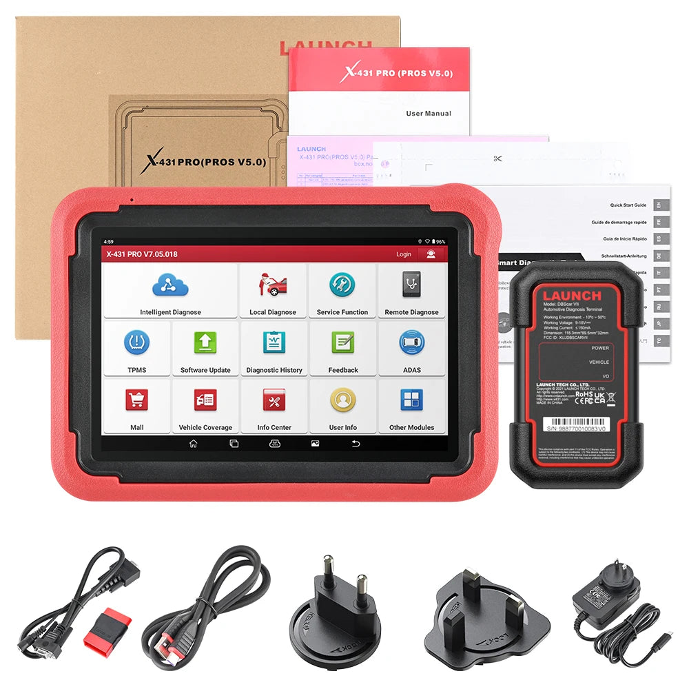 LAUNCH X431 PROS V5.0 Car Diagnostic Tools Automotive OBDII Scan Tool Auto Scanner OBD2 ECU Coding pk X431 V plus