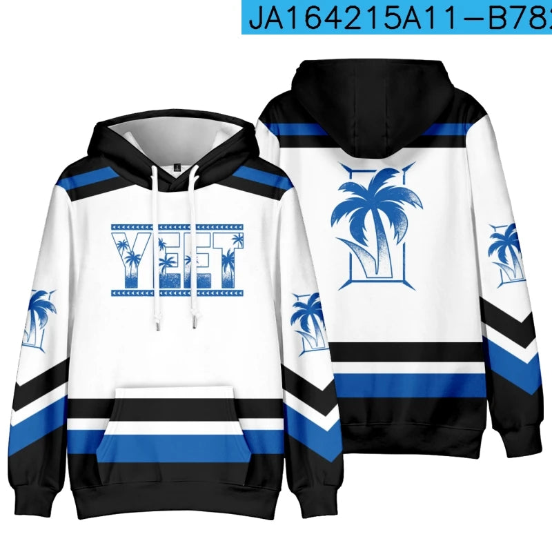 Jey Uso Yeet Hoodies Merch Hooded Women/Men Fashion Casual Streetwear Sweatshirts Clothing Hoodie Fashion Outwear