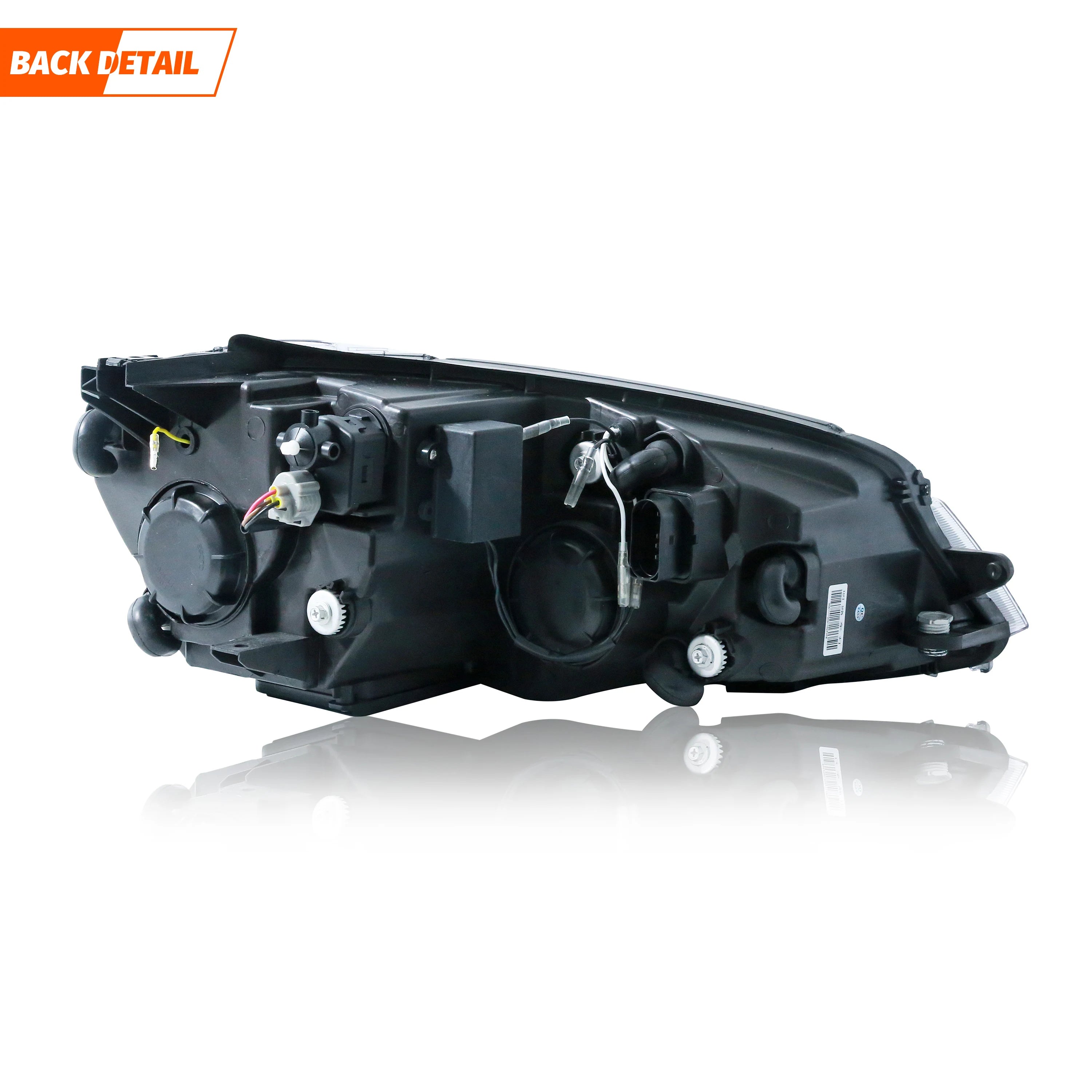 LED Headlights for Volkswagen VW Golf 7 MK7 VII 2013-2017 TDI TSI Projector DRL Front Lamps Pair Assembly [Not fit GIT/R]