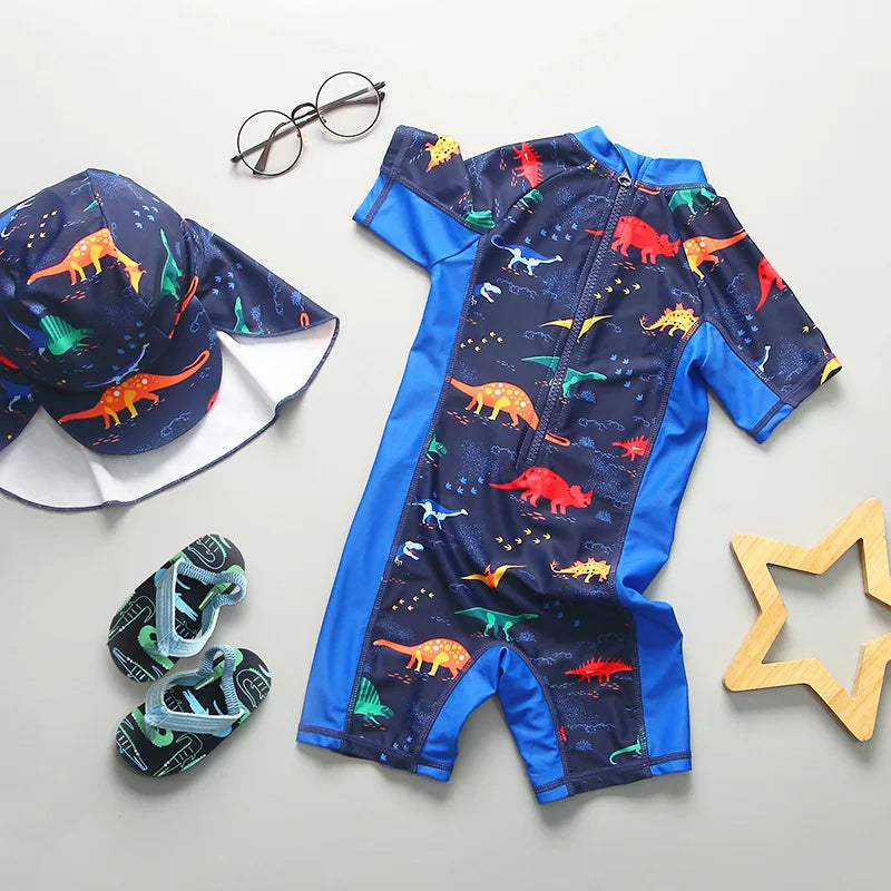 Top Quality Boy Swimsuit UPF50 UV Protection Summer Baby Toddler Swimwear Children's Bathing Suit Beach Pool Surf Swimming Wear