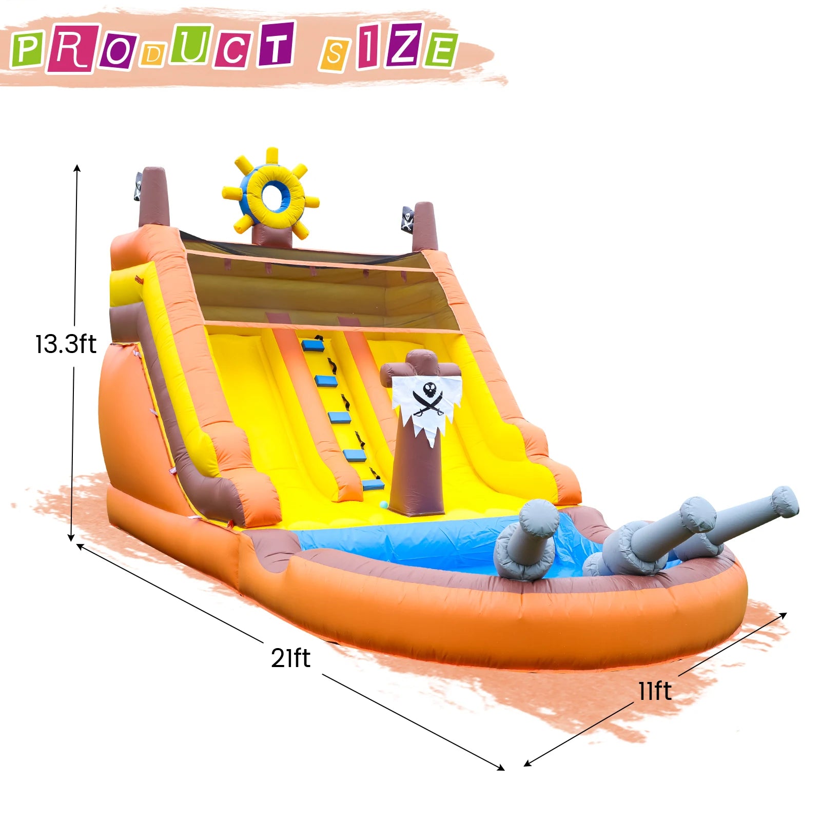 King Inflatable Summer Outdoor Sildes Air Bounce Water amusement Play Equipment Inflatble Water Double Slide Bubble Ball Pit