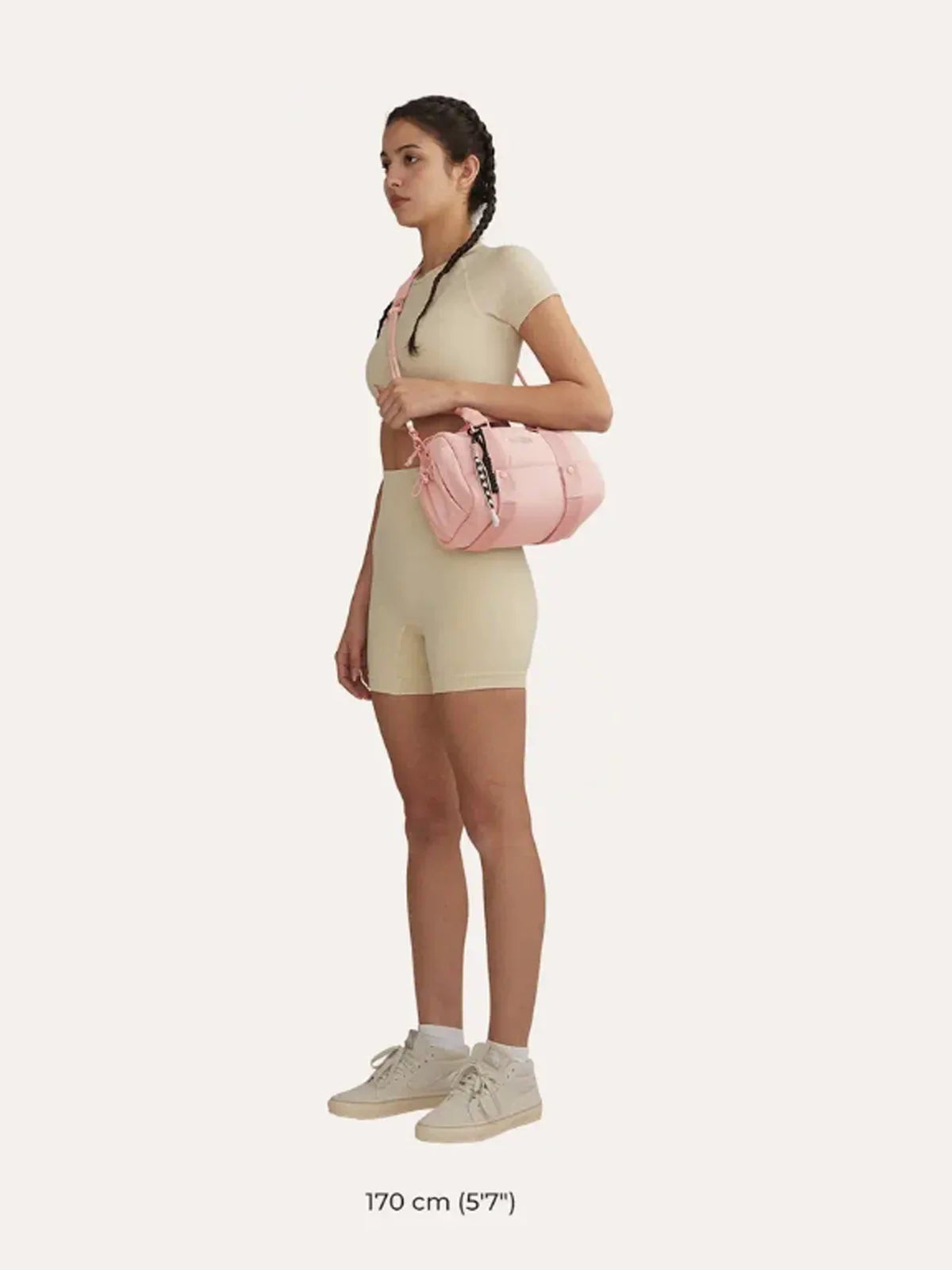 BAGSMART Mini Crossbody Bag Boston-style mini duffel crossbody bag for women, 5L suitable for travel daily use beach outings