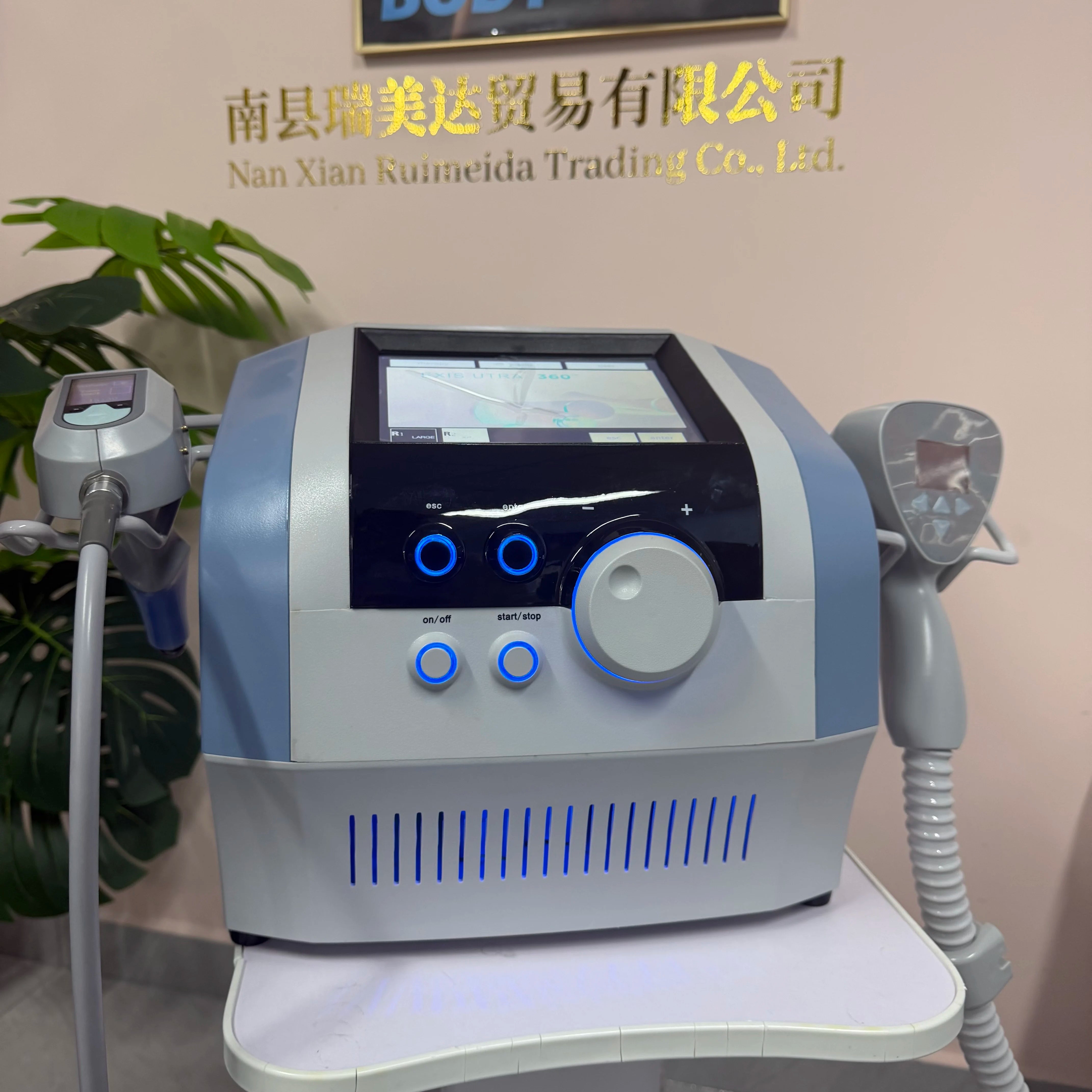 360 Fat Slimming Machine 2 in 1 Monopolar Radiofrequency Facial Rejuvenation and Firming Super Wrinkle Removal Face Lift