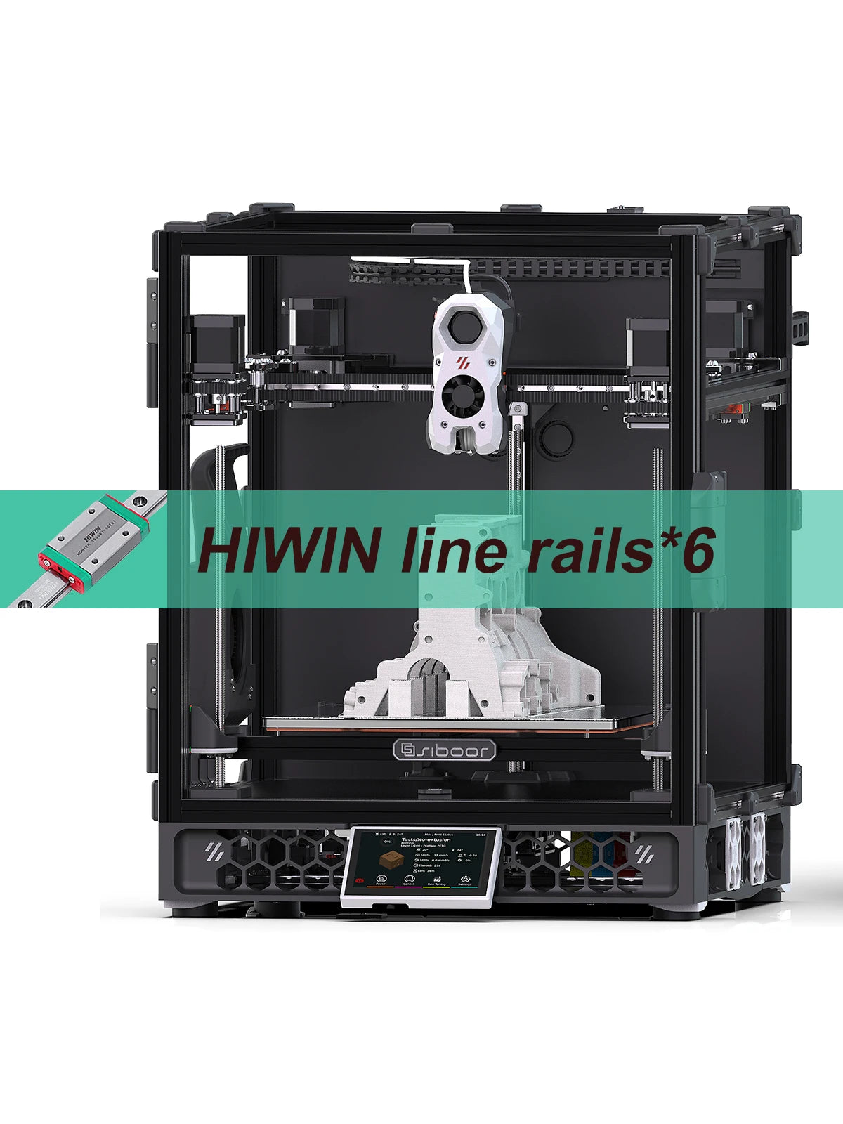 Upgraded SIBOOR Voron Trident [JUNE] CNC Metal Structure 4AWD CoreXY 3D Printer DIY Desktop Automatic Leveling High Speed Kit