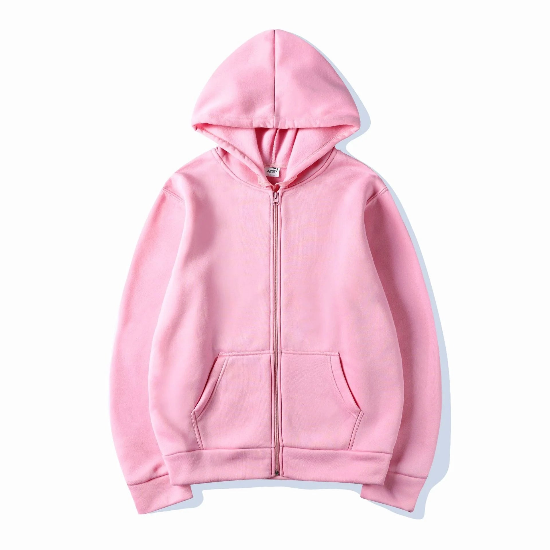 Women Fleece Zip Up Hoodies Running Sports Sweatshirts Fashion Female Classic Casual Zipper Jackets Y2k Hip Hop Streetwear