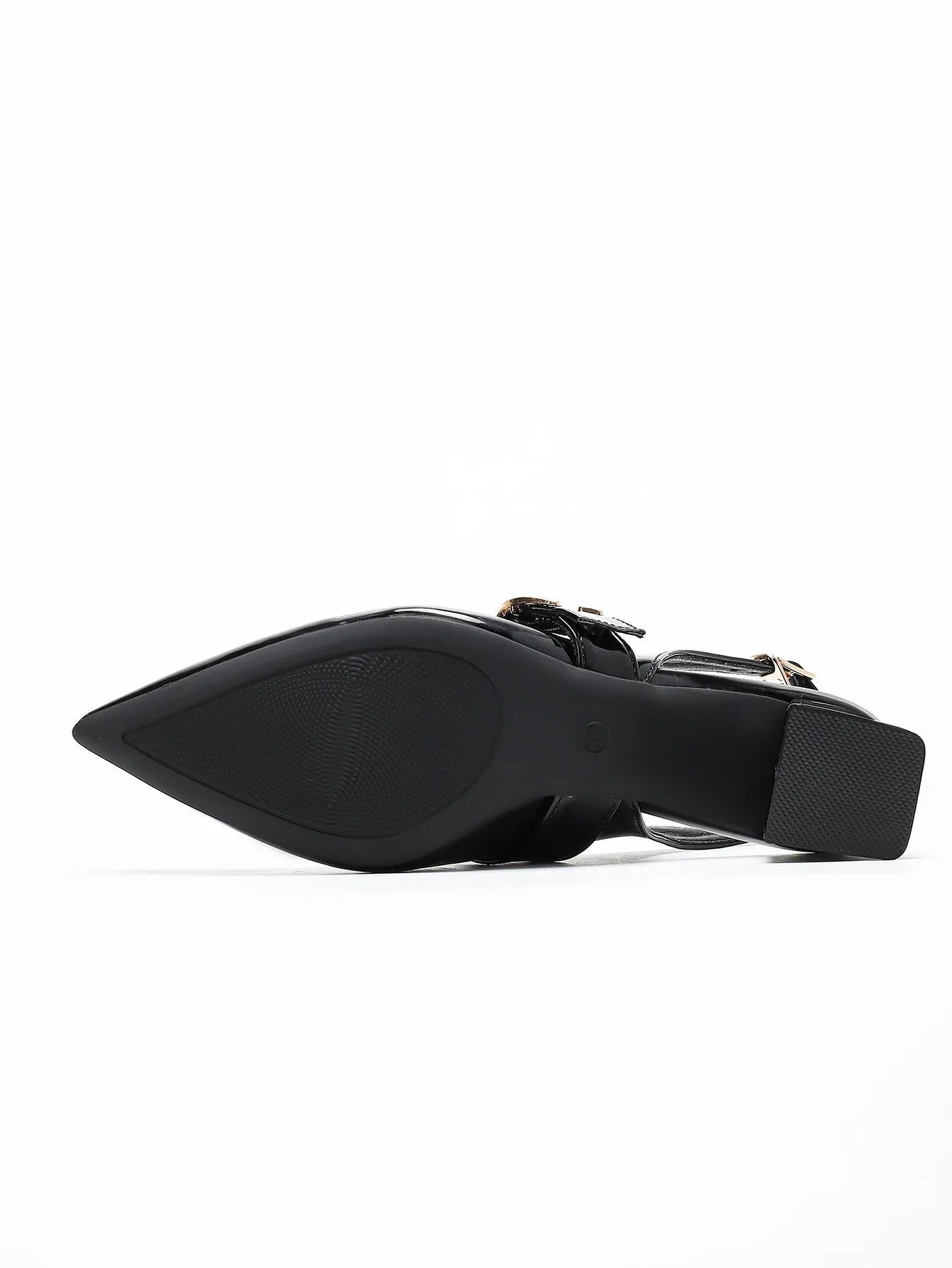 Women's summer sandals2026New French-style pointed-toe, closed-toe, chunky-heeled high-heeled shoes