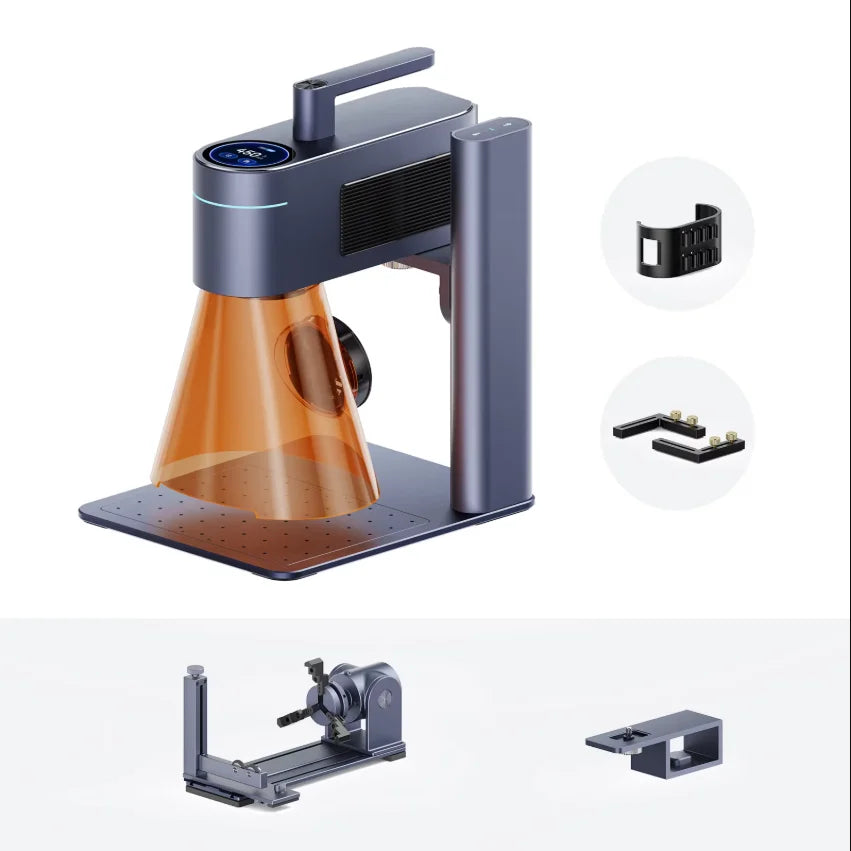 Laserpecker Laser Engraving Machine CNC 8K 10W Bluetooth 5.0 MINI Portable Laser Engraver For Metal Cutting WoodWorking LP4