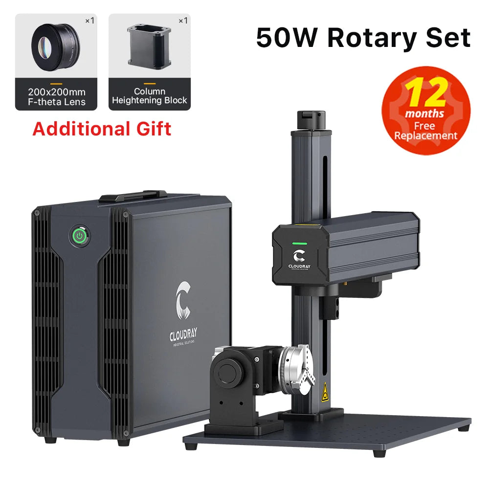 Cloudray 30W 50W 60W Fiber Laser Marking Machine MAX JPT For Cutting Jewelry Gold Silver Stainless Steel Copper Aluminum